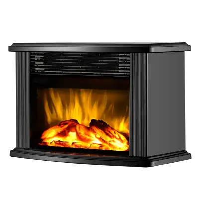 DONYER POWER 14" Mini Electric Fireplace Tabletop Heater, View more