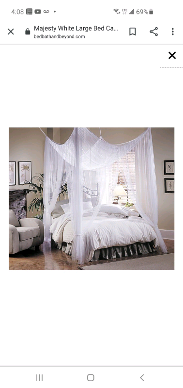 Full-king size brown canopy63893270536707120