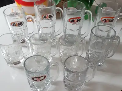 10 AandW Root Beer Mugs, View more
