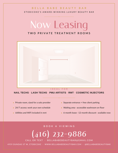 Build your bookings inside a business that is already busy. Bella Babe Beauty Bar, Etobicoke’s award...