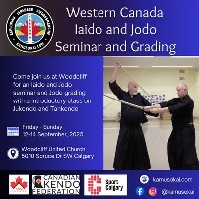 Iaido and Jodo seminar and grading, View more