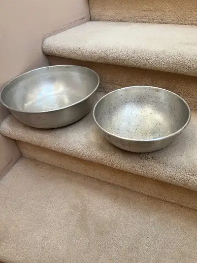 2 Pure Aluminum Pots, 1 large for $35, 13” 1 small for $20, 10” or Both for $50