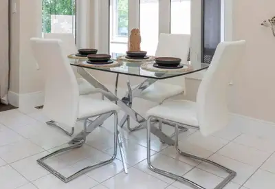 Contemporary 5 piece Kitchen Dining set, View more