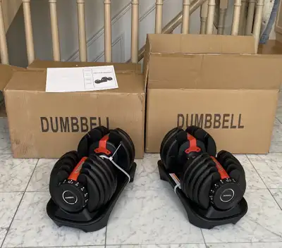 New (in box) Adjustable Dumbbells (5lb-52lb), View more