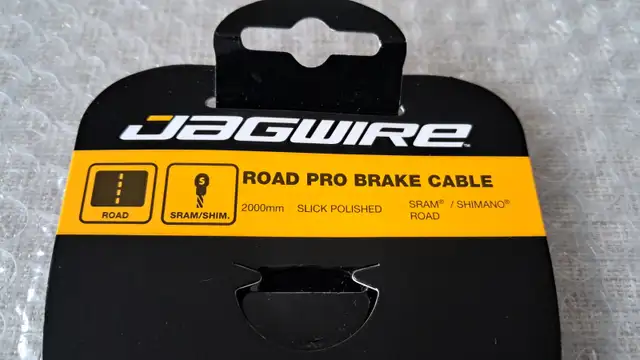 Jagwire Road Bike Pro-Slick Polished Uncoated Brake Cable 2000mm in Frames & Parts in City of Toronto - Image 3