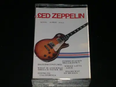 Led Zeppelin - Live Royal Albert Hall - cassette PROMO, View more