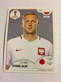2018 PANINI FIFA WORLD CUP RUSSIA STICKER K. GLIK #597 POLAND