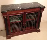 Marble-Top Bar Cabinet - Bombay Company