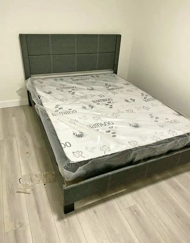 Lit queen size | Lit double | Lit king size à vendre in Beds & Mattresses in City of Montréal - Image 5