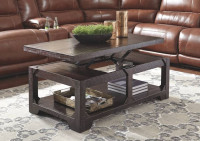 Coffee Table with Lift Top - Solid Wood