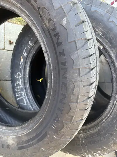 Lightly Used 225/65r17 Continental ATR tires The CrossContact ATR is a premium, all-season all-terra...