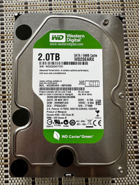 WD Hard drive 2 TB 3.5 inches 