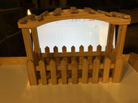 Wooden Toy Arbour 11"L x 8"T x 4"D