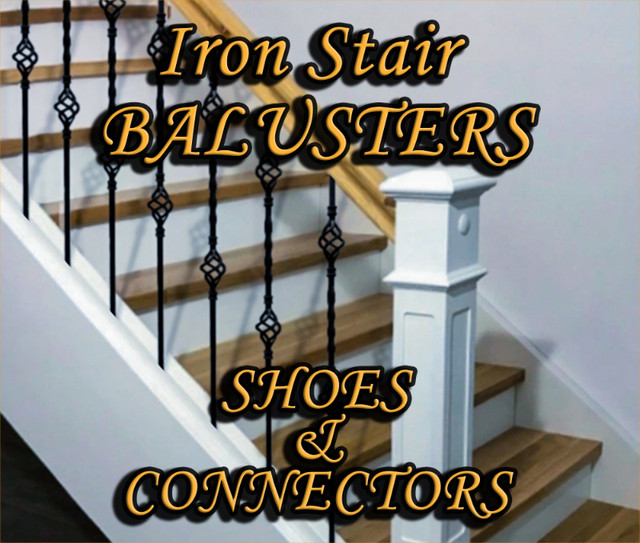 Iron Stair Balusters, Shoes, Connectors in Home Décor & Accents in Mississauga / Peel Region