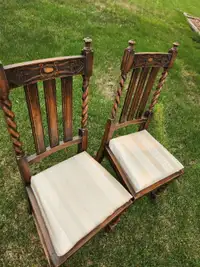 2 ol timey chairs in fabulous condition! Only $95 for the pair!