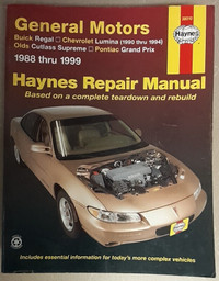 1988-99 GM, Buick, Chev, Olds, Pontiac Haynes Manual