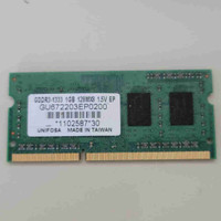 1GB DDR3 RAM Stick 1333MHz