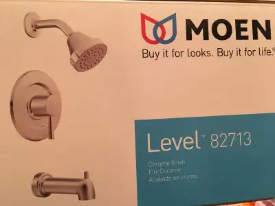 Brand New MOEN Align Level 1-Spray Eco Proformance Fixed shower head in Chrome finish. (shower head...