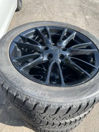 Winter tires on the rims could run a last season, rims also have tire pressure sensors installed