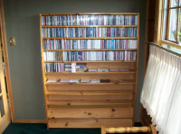 compact disc bookcase