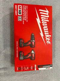  Milwaukee drill/impact kit