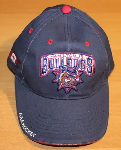 OMHA Hockey Hamilton Jr. Bulldogs AAA Snapback Hat Cap One Blue, View more