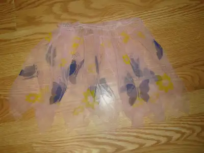 Like New Pink Sheer Butterfly Skirt Tutu Dress up Toddler - $5, View more
