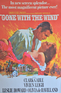 MOVIE POSTER GONE WITH THE WIND