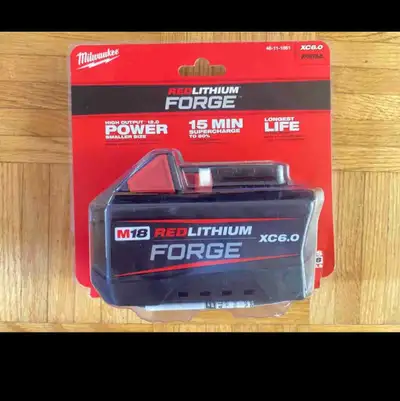Milwaukee M18 Forge 6AH Battery, View more