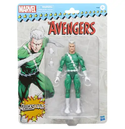 Marvel Legends Exclusive Retro Card Quicksilver Action Figure, View more