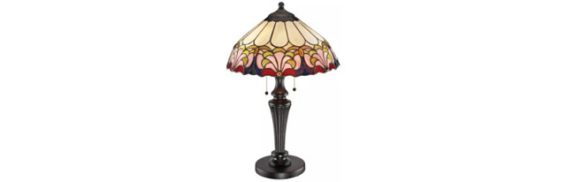 save $92  >> NEW For Living Newcastle Tiffany Table Lamp in Dining Tables & Sets in Mississauga / Peel Region