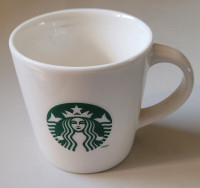 StarbucksPorcelain  Demi Cup White with Green Logo - 3 fl oz