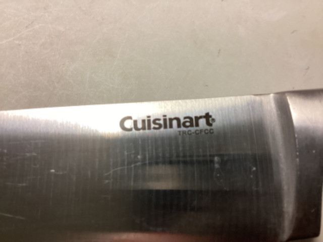 Cuisinart Classic Triple Rivet 8 Inch Chef Knife, Black. in Kitchen & Dining Wares in City of Halifax - Image 3