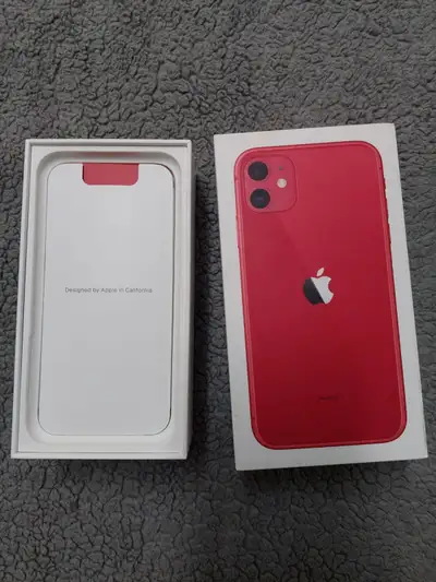 iPhone 11 (Red) 128GB Unlocked – Mint Condition! Selling my iPhone 11 in stunning red 128GB storage...