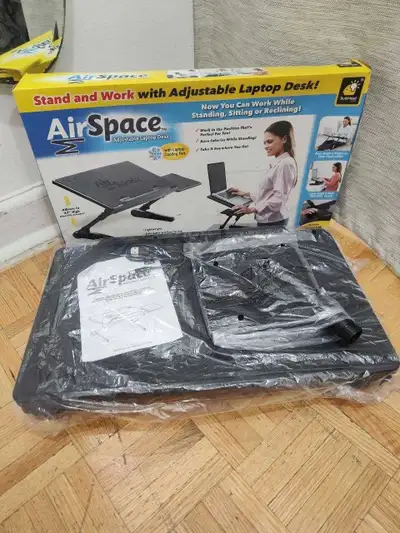 AirSpace Adjustable Laptop Desk by BulbHead, Portable Folding St, View more