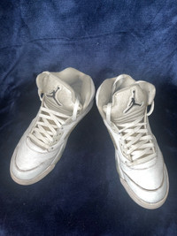Jordan 5 metallic white (2015)