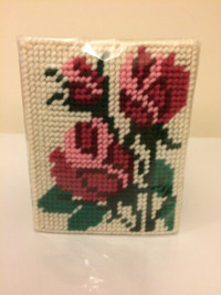 Roses Tissue Box Cover For Sale - New, Handmade