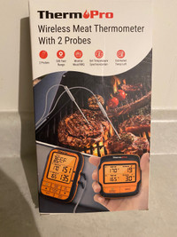 Wireless 2 probe meat thermometer- BRAND NEW 
