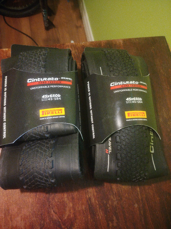 Pirelli Cinturato Gravel H tires  - pair - 650bx45 in Frames & Parts in Kitchener / Waterloo - Image 3