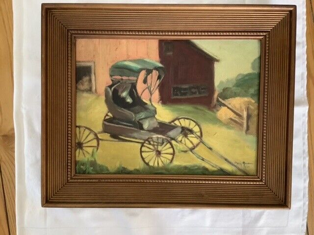 Vintage 1950 Oil Painting by Artist Mary Quinn in Arts & Collectibles in Belleville