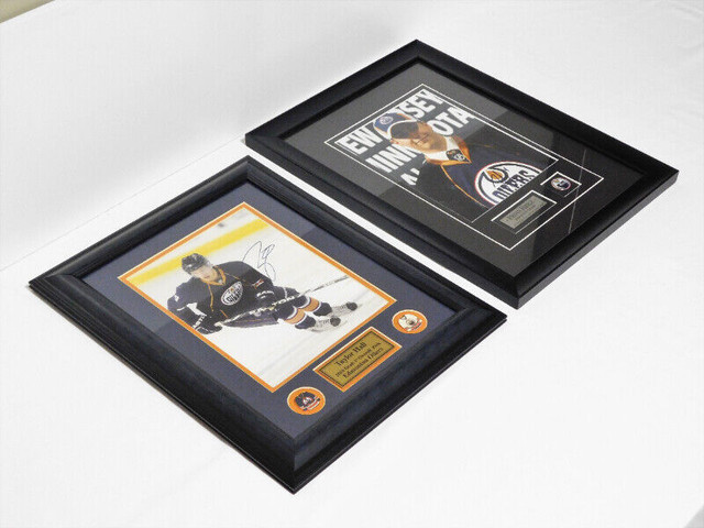 Taylor Hall & Jordan Eberle Signed NHL Collector Frames in Arts & Collectibles in Oshawa / Durham Region - Image 2
