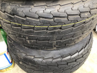 2 trailer tires with rims