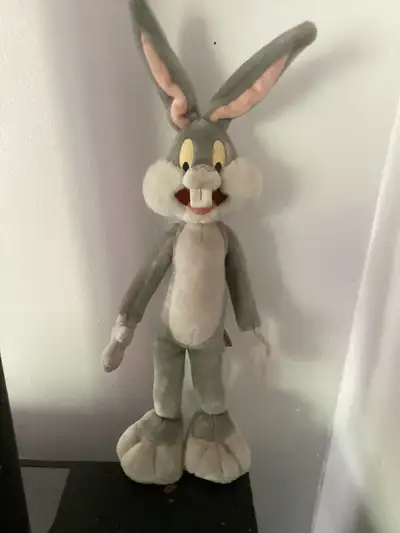 Vintage Bugs Bunny plush toy 21” high, View more