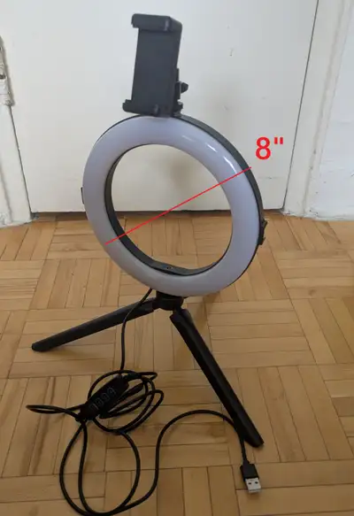 Tripod with LED Light Ring, Light Phone Holder Phone Makeup Ligh, View more