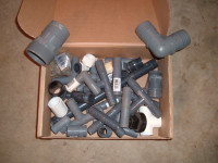 Assorted Poly and ABS Pipe Fittings