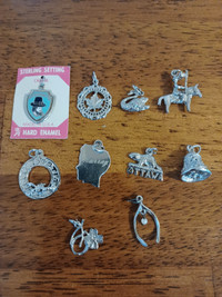 Sterling Silver Charms Pendants