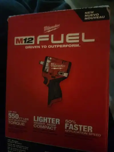 Unopened New Milwaukee M12 FUEL Impact Wrench, View more