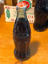 Coca Cola 1989 Reproduction Christmas Bottle New Orleans LA 1923