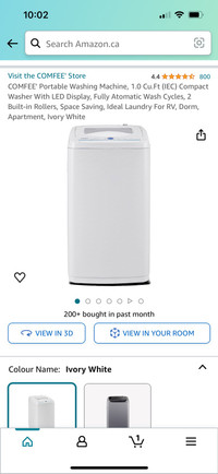 Comfee portable washing machine 