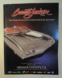 Barrett Jackson Vintage Classic Car Auction Catalogue